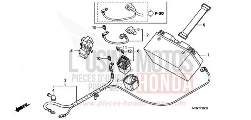 BATTERIE CB1000RA9 de 2009